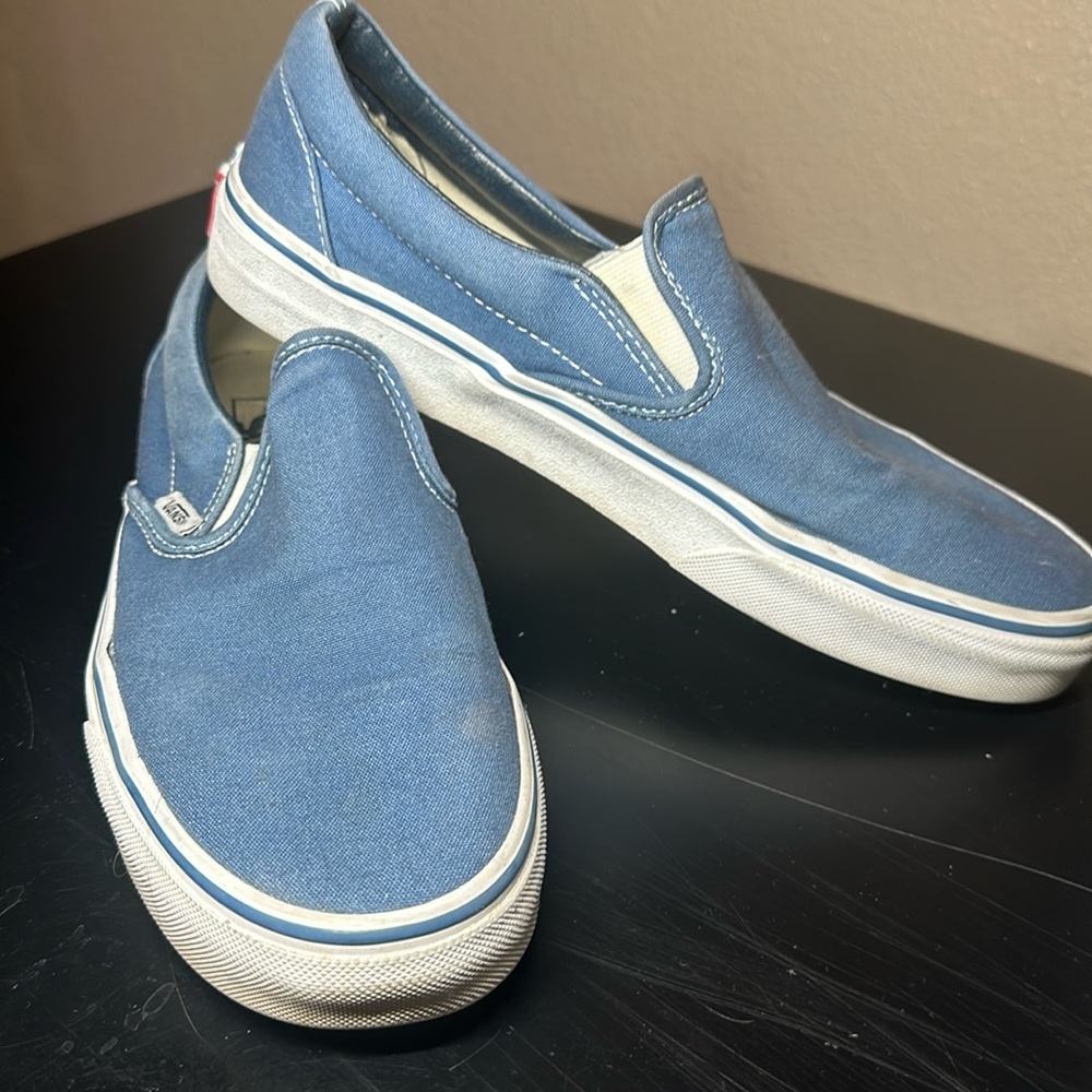 Lightly worn Vans Blue